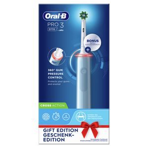 Oral-B Pro 3 - 3770 - Blauwe Elektrische Tandenborstel Ontworpen Door Braun