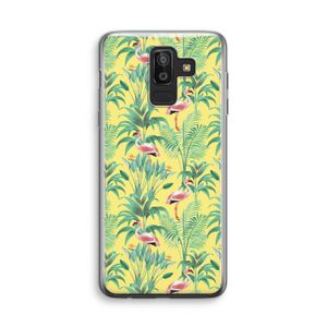 Flamingo party: Samsung Galaxy J8 (2018) Transparant Hoesje