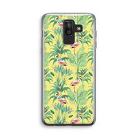 Flamingo party: Samsung Galaxy J8 (2018) Transparant Hoesje