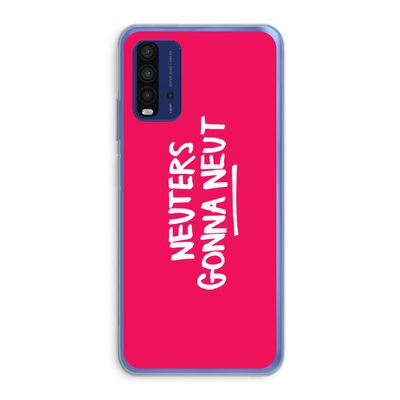 Neuters (roze): Xiaomi Redmi 9T Transparant Hoesje