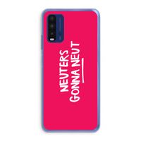Neuters (roze): Xiaomi Redmi 9T Transparant Hoesje