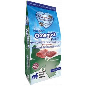 Renske Mighty Omega-3 Plus koud geperst met kalkoen en eend hondenvoer 12 kg