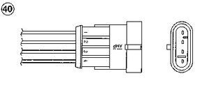 Lambdasonde NTK (NGK-GROUP), u.a. fÃ¼r Abarth, Fiat, Lancia, Alfa Romeo, BMW, Iveco