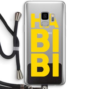 Habibi Majorelle : Samsung Galaxy S9 Transparant Hoesje met koord