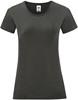 Fruit Of The Loom F131 Ladies´ Iconic T - Light Graphite (Solid) - XS