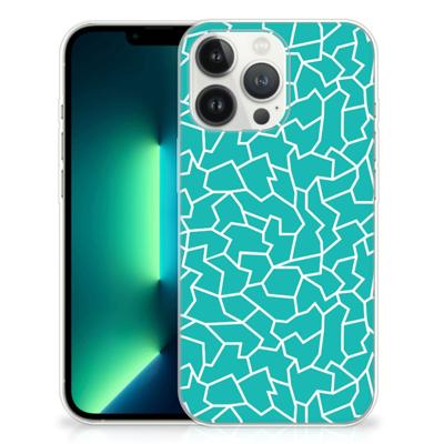 iPhone 13 Pro Max | Hoesje maken | Cracks Blue