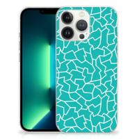 iPhone 13 Pro Max | Hoesje maken | Cracks Blue