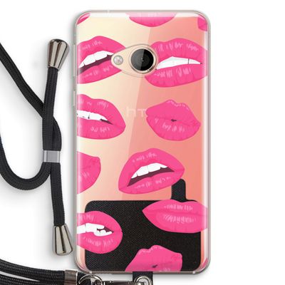 Bite my lip: HTC U Play Transparant Hoesje met koord