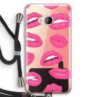 Bite my lip: HTC U Play Transparant Hoesje met koord