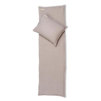 Saunasofa Calm Mat en Kussen Met Draagriem Taupe Badesofa