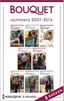 Bouquet e-bundel nummers 3507-3514 (8-in-1) - Kate Hewitt, Carole Mortimer, Jane Porter, Sandra Marton, Victoria Parker, Carole Marinelli, Melanie Milburne, Anne Math - ebook