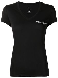 Armani Exchange t-shirt à logo imprimé - Noir