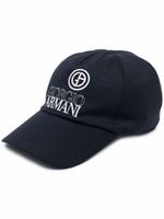 Giorgio Armani casquette à logo brodé - Bleu