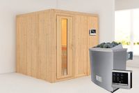 Karibu | Rodin Sauna | Energiesparende Deur | Kachel 9 kW Externe Bediening - thumbnail