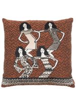 Missoni Home coussin Brunette carré - Marron - thumbnail