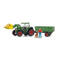 schleich Farm World Tractor met aanhanger - 42608 - thumbnail