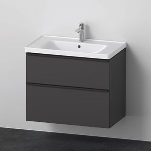 Badkamermeubelset Duravit D-Neo Wastafel Keramiek 80x48x62.5 cm Mat Grafiet Duravit