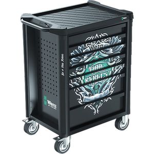 Wera 9700 Tool Rebel werkplaatswagen 1, 94-delig gereedschapswagen