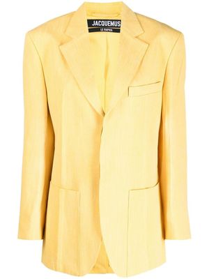 Jacquemus blazer La Veste D'homme - Jaune