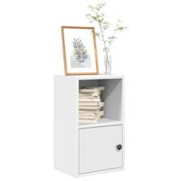 Boekenkast 31x24x52 cm bewerkt hout wit