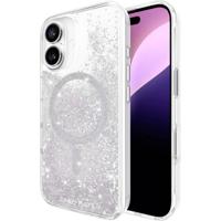 Case-Mate Waterfall Backcover Apple iPhone 16 Zilver (stereffect) Inductieve lading, MagSafe compatible