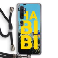 Habibi Majorelle : Xiaomi Mi Note 10 Pro Transparant Hoesje met koord