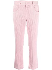 ISABEL MARANT pantalon Tilorsya droit en velours côtelé - Rose