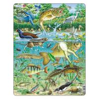 Selecta Larsen legpuzzel dieren - vijver, 50st.
