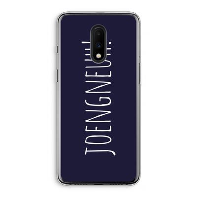 Joengneuh!: OnePlus 7 Transparant Hoesje