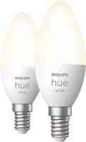 Philips Hue Kaarslamp White E14 Duo pack - thumbnail