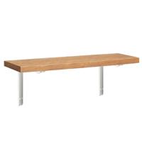 Benson Plankdragers / steun - 2x - aluminium - zilver - H200 x B150 mm - max gewicht 60 kg