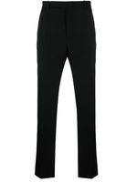 Saint Laurent pantalon droit à plis marqués - Noir