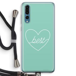 Best heart pastel: Huawei P20 Pro Transparant Hoesje met koord