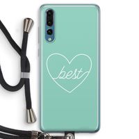 Best heart pastel: Huawei P20 Pro Transparant Hoesje met koord