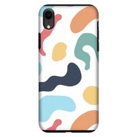 Memphis Shapes Blue: iPhone XR Tough Case