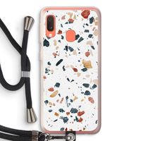 Terrazzo N°4: Samsung Galaxy A20e Transparant Hoesje met koord