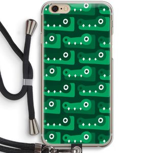 Crocs: iPhone 6 / 6S Transparant Hoesje met koord