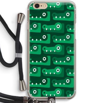 Crocs: iPhone 6 / 6S Transparant Hoesje met koord