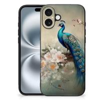 Dierenprint Telefoonhoesje voor iPhone 16 Plus Vintage Pauwen