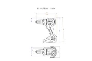 Metabo BS 18 LT BL Q | Accu-boorschroefmachine | 18V  - 602334890