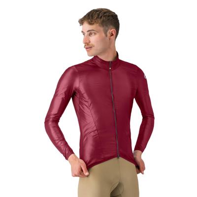 Castelli aria shell 2 jacket deep bordeaux heren