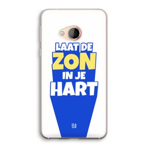 Laat de zon in je hart: HTC U Play Transparant Hoesje