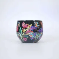 Pot midnight bloom d21h17cm