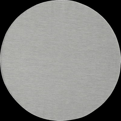 Karpet24 Sisal - Modern Effen Vloerkleed voor Binnen & Buiten, Grijs-Ø 160 cm rond