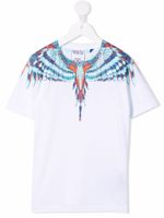 Marcelo Burlon County Of Milan Kids t-shirt à imprimé ailes - Blanc