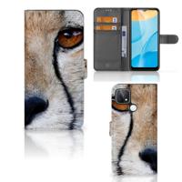 OPPO A15 | Telefoonhoesje | Met pasjeshouder | Cheetah