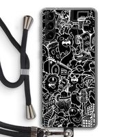 Vexx Black City : Samsung Galaxy S21 Plus Transparant Hoesje met koord
