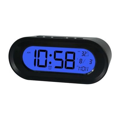 Wekkerradio ELBE RD700 Zwart Thermometer