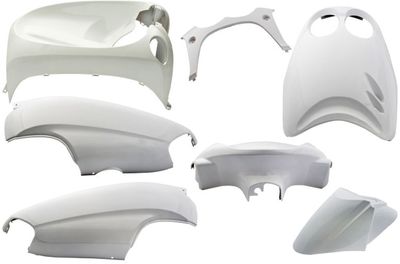 Edge plaatset neo&apos;s van bj. 2002 tot 2008 digitale cockpit 7 delig wit glans