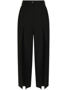 Dolce & Gabbana pantalon à fentes - Noir